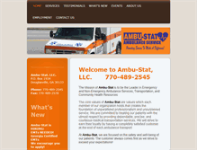 Tablet Screenshot of ambu-stat.com